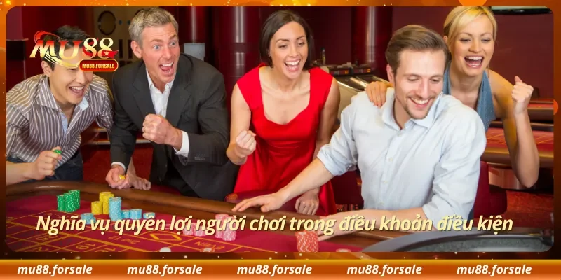 Nghĩa vụ quyền lợi người chơi trong điều khoản điều kiện